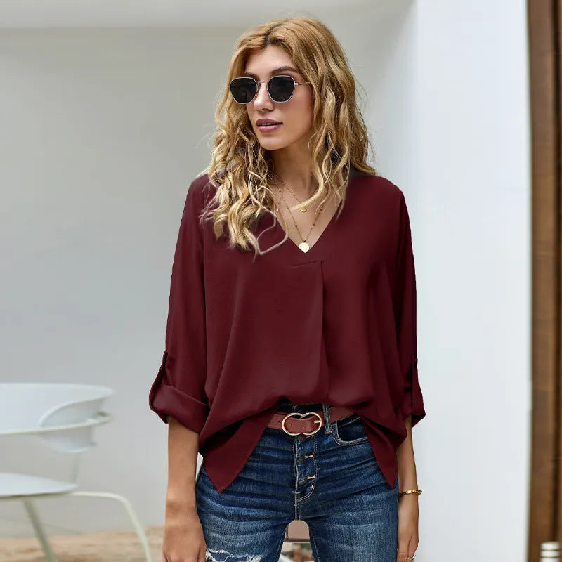 Blusa relajada y versátil: estilo y comodidad atemporales