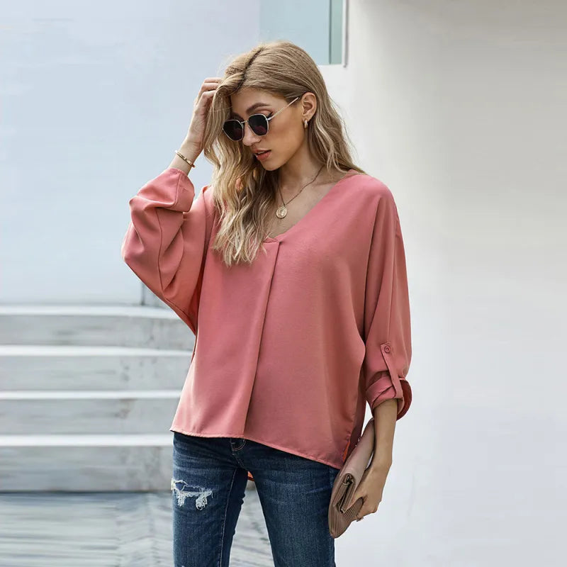 Blusa relajada y versátil: estilo y comodidad atemporales