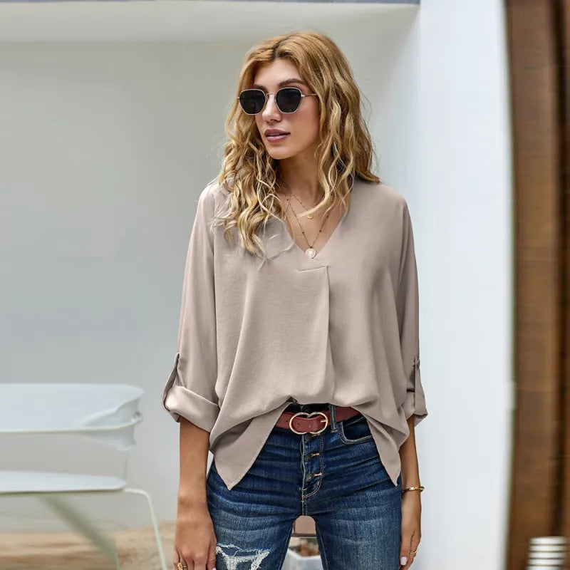 Blusa relajada y versátil: estilo y comodidad atemporales