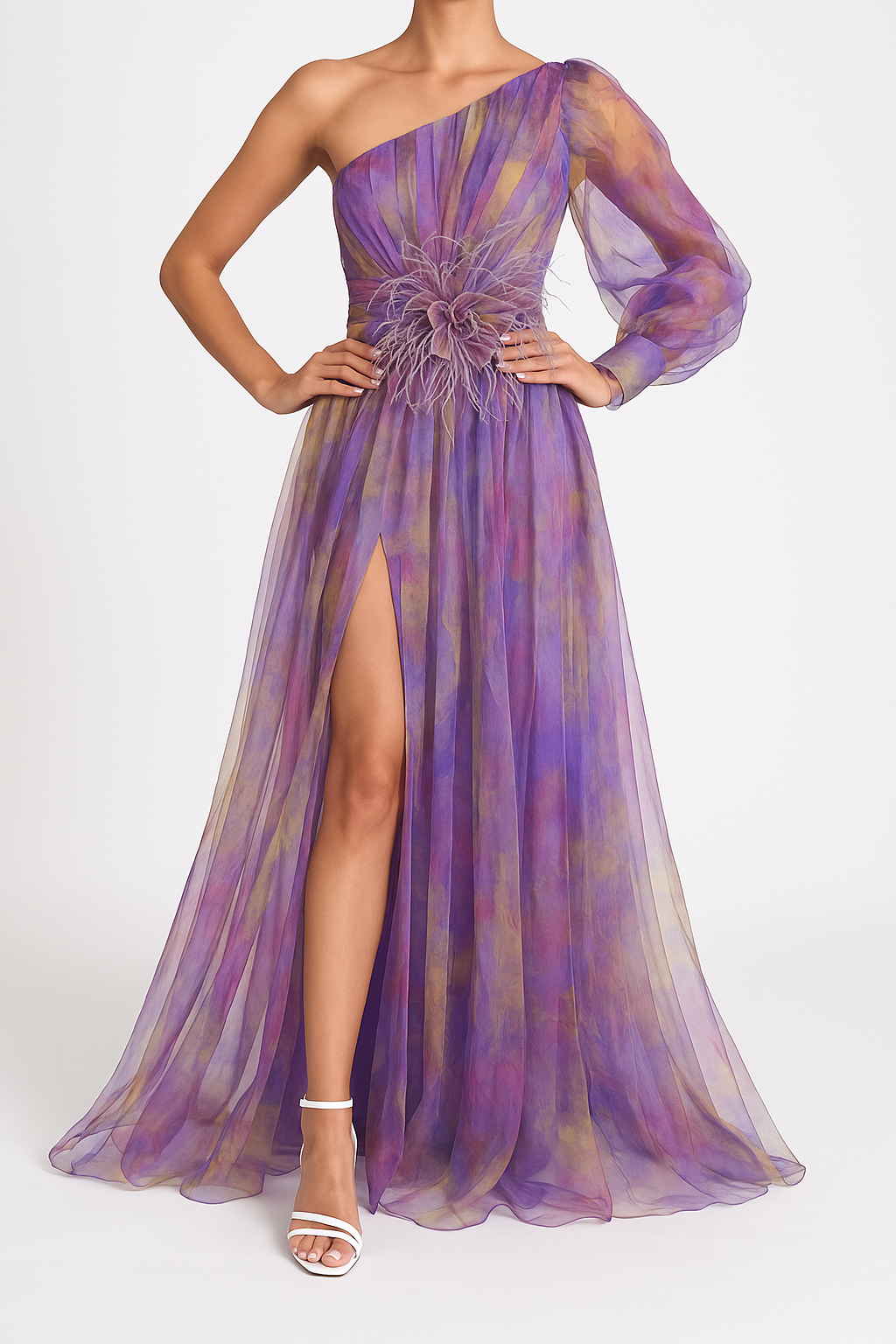 Women's Long Summer Evening Gown - Elegant Formal Maxi Dress