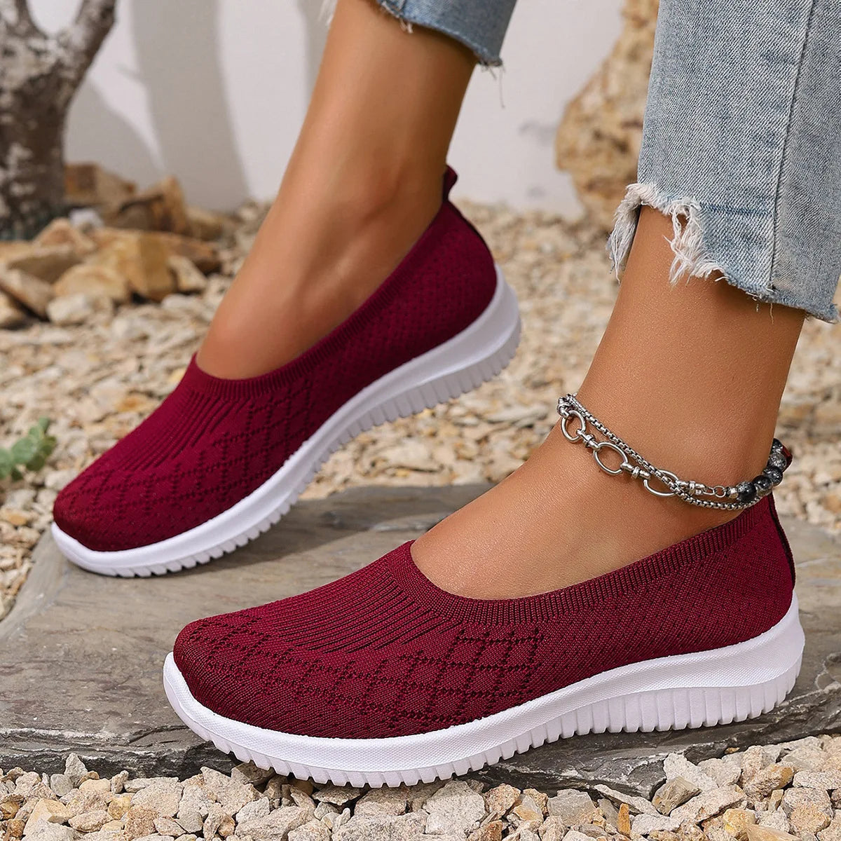 Sofina – Zapatos Transpirables Antideslizantes de Deslizamiento