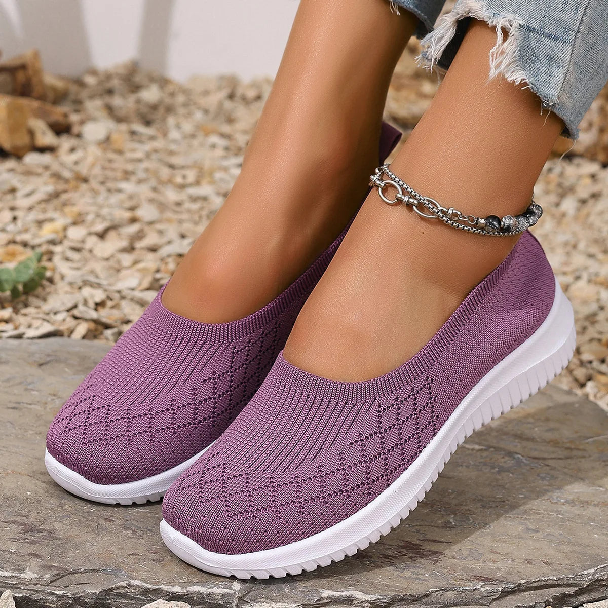 Sofina – Zapatos Transpirables Antideslizantes de Deslizamiento