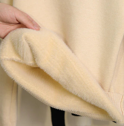 Moderno y elegante suéter de cuello alto para mujer
