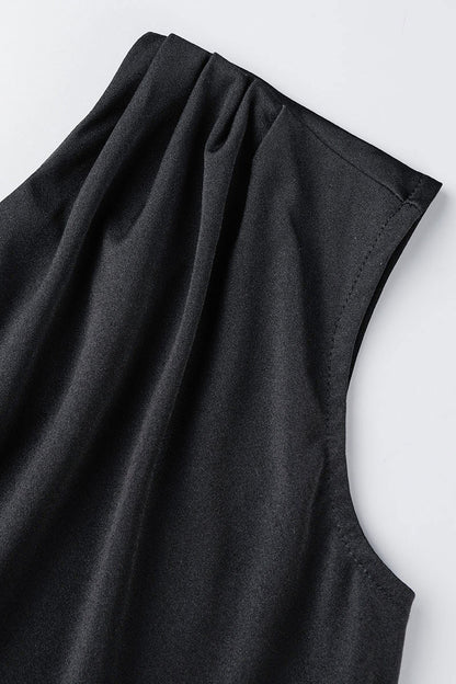 Evie - Elegante Vestido sin Mangas de Cuello Diagonal
