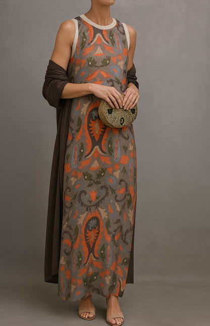 ISABELLA | VESTIDO DE NOCHE CON STOLA ELEGANTE