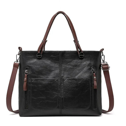 Elise - Bolso bandolera vintage de piel para mujer
