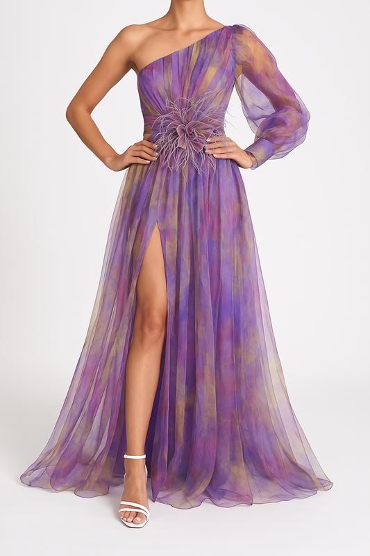 Women's Long Summer Evening Gown - Elegant Formal Maxi Dress