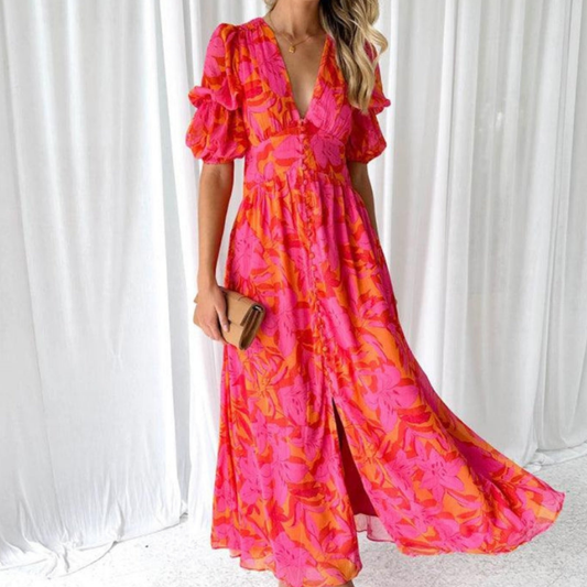 Doly | Rose maxi dress
