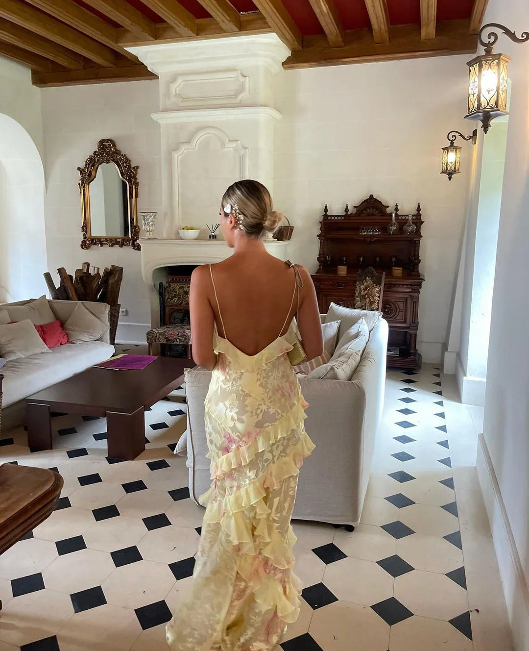 Ruffle Maxi Dress