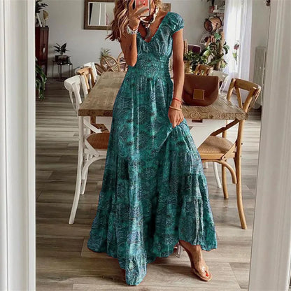 Nina | Boho Maxi Dress