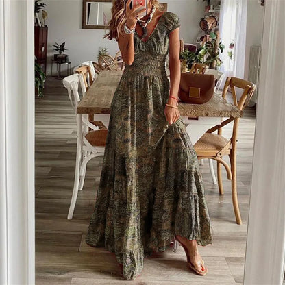 Nina | Boho Maxi Dress