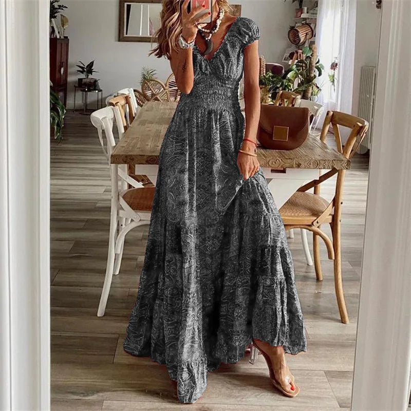Nina | Boho Maxi Dress