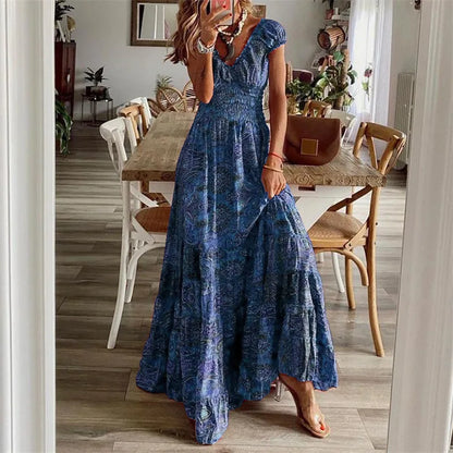 Nina | Boho Maxi Dress
