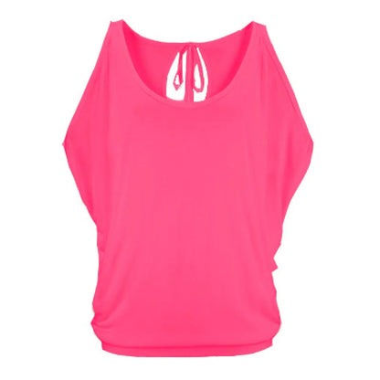 Camila - Blusa con mangas abiertas y cuello redondo