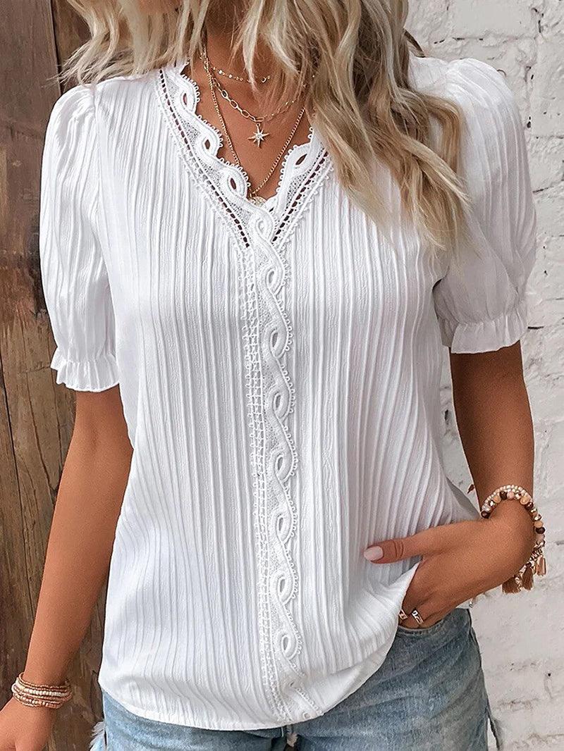 Stylish Women's V-Neck T-Shirt – Soft & Lightweight Fabric