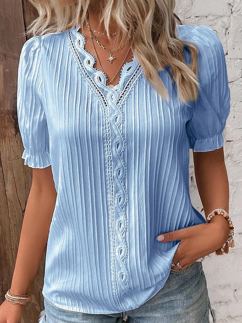 Stylish Women's V-Neck T-Shirt – Soft & Lightweight Fabric